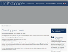 Tablet Screenshot of lesrestanques.com